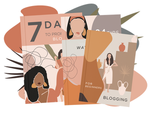 ULTIMATE BUNDLE: 7 Days to Profitable Blogging, Blogging For Beginners & 24 Tips to Get a Daily Wave of Traffic to Your Blog Ebooks